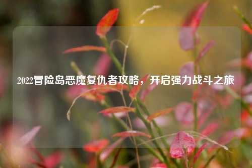 2022冒险岛恶魔复仇者攻略,开启强力战斗之旅