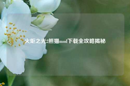 火炬之光2熊猫mod下载全攻略揭秘